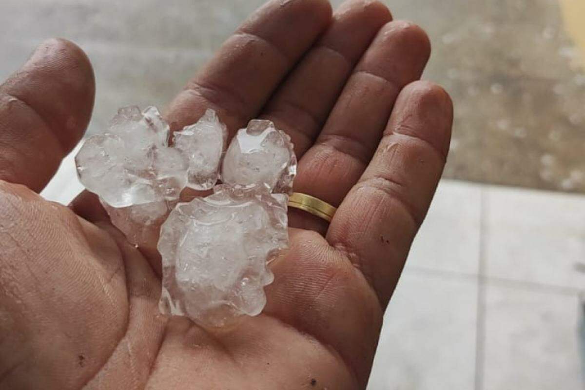 Granizo que caiu em São José 