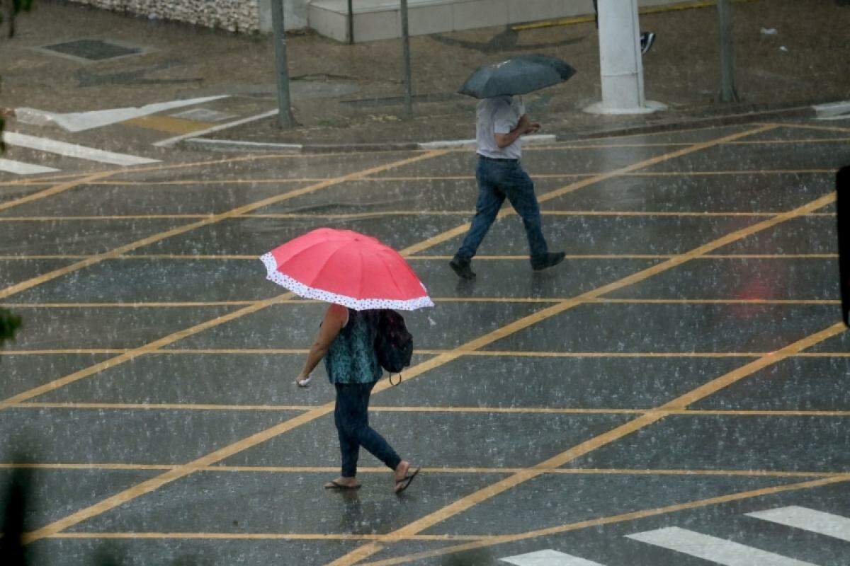 Terça-feira poderá ter chuva forte na região 