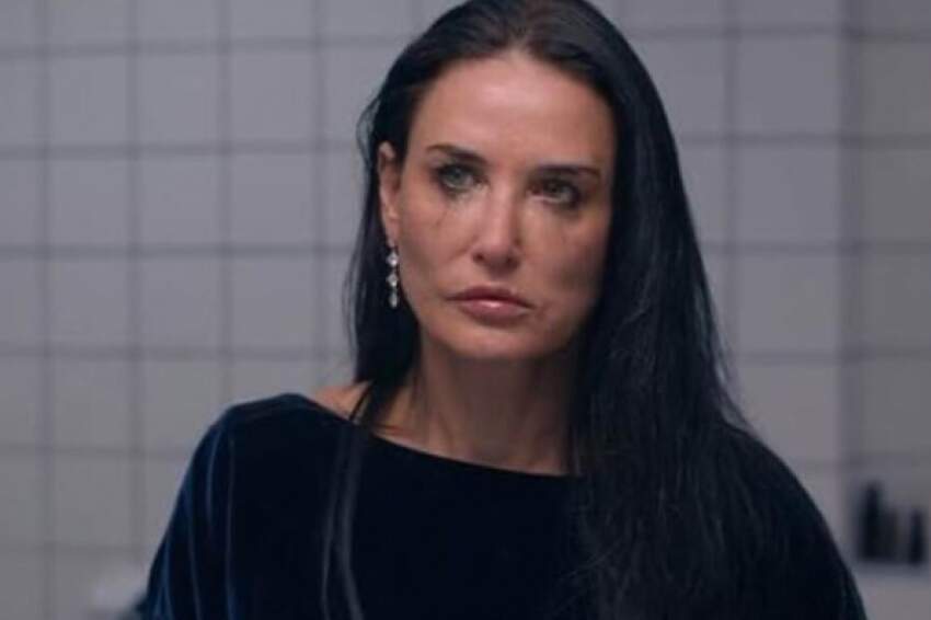 Demi Moore, em 'A Substância' de Coralie Fargeat