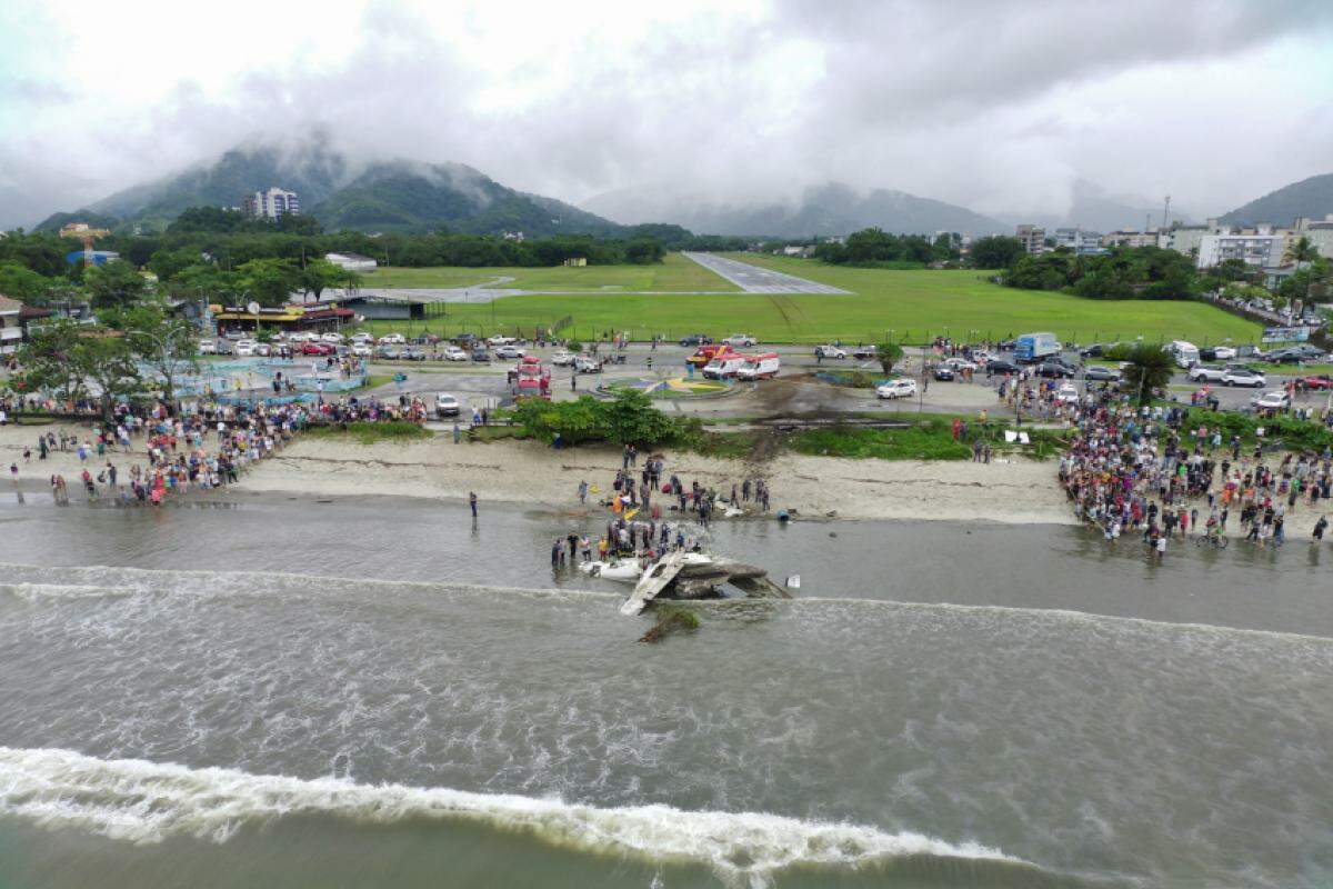 Acidente aéreo em Ubatuba