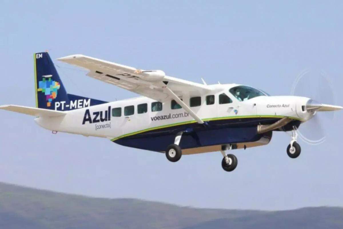 Avião Cessna Caravan opera os voos Franca-Campinas