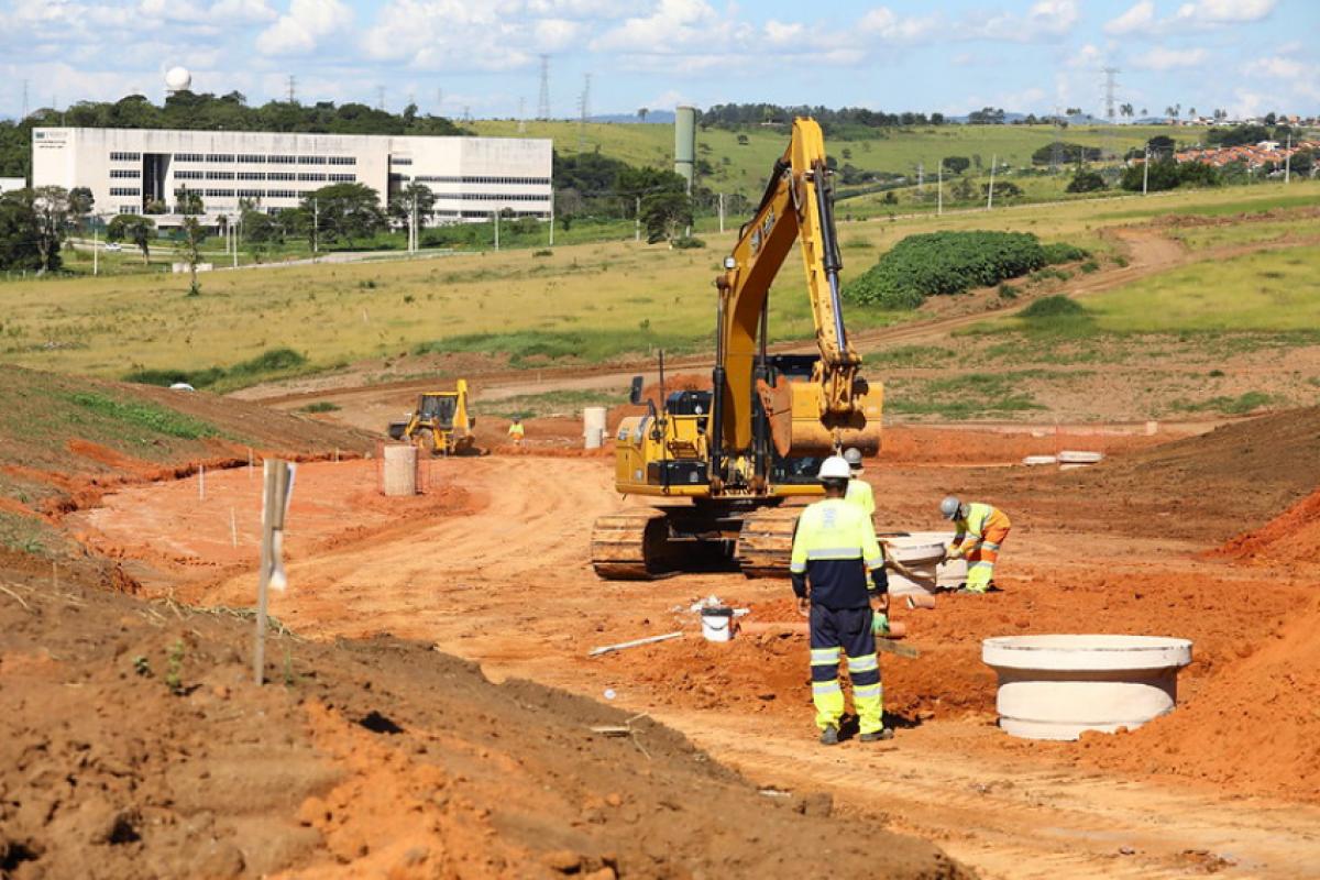 Obras no empreendimento0 Sete Sóis