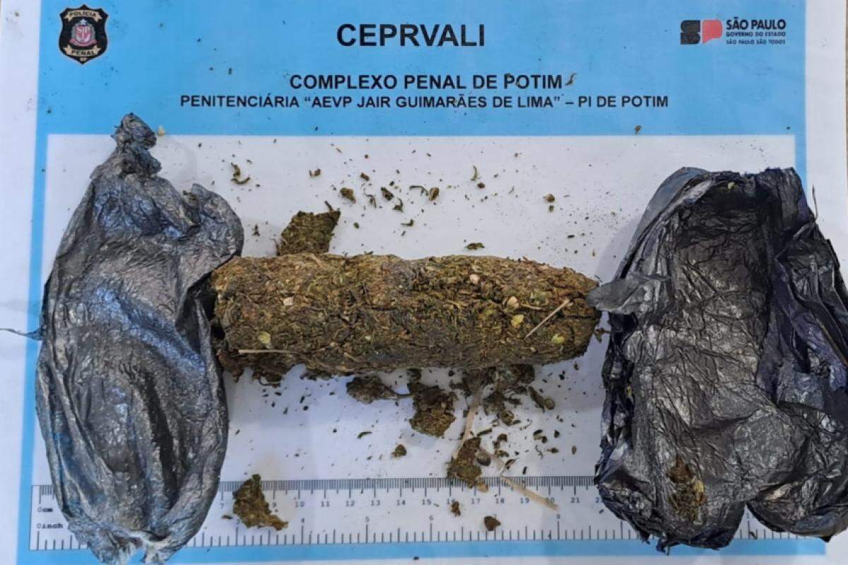 Apreensão de droga na P1 de Potim