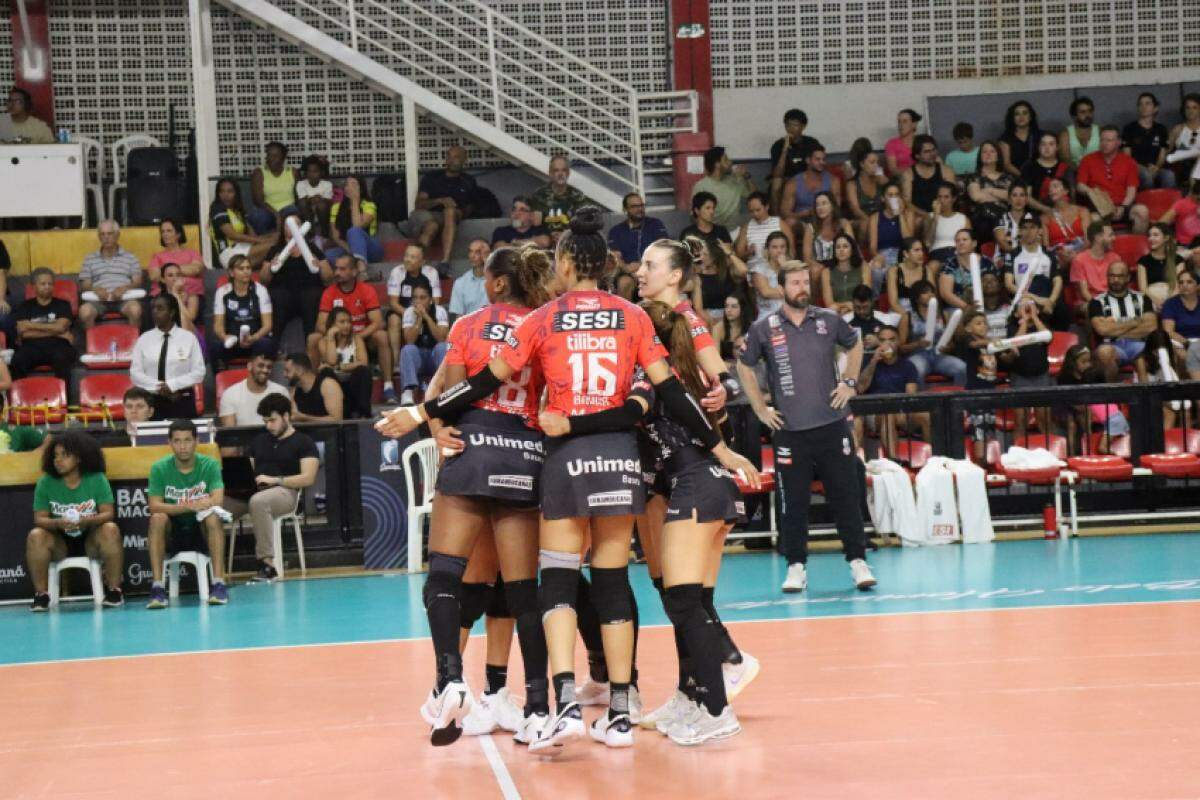 Equipe bauruense sofre derrota em 3 sets a 1 fora de casa