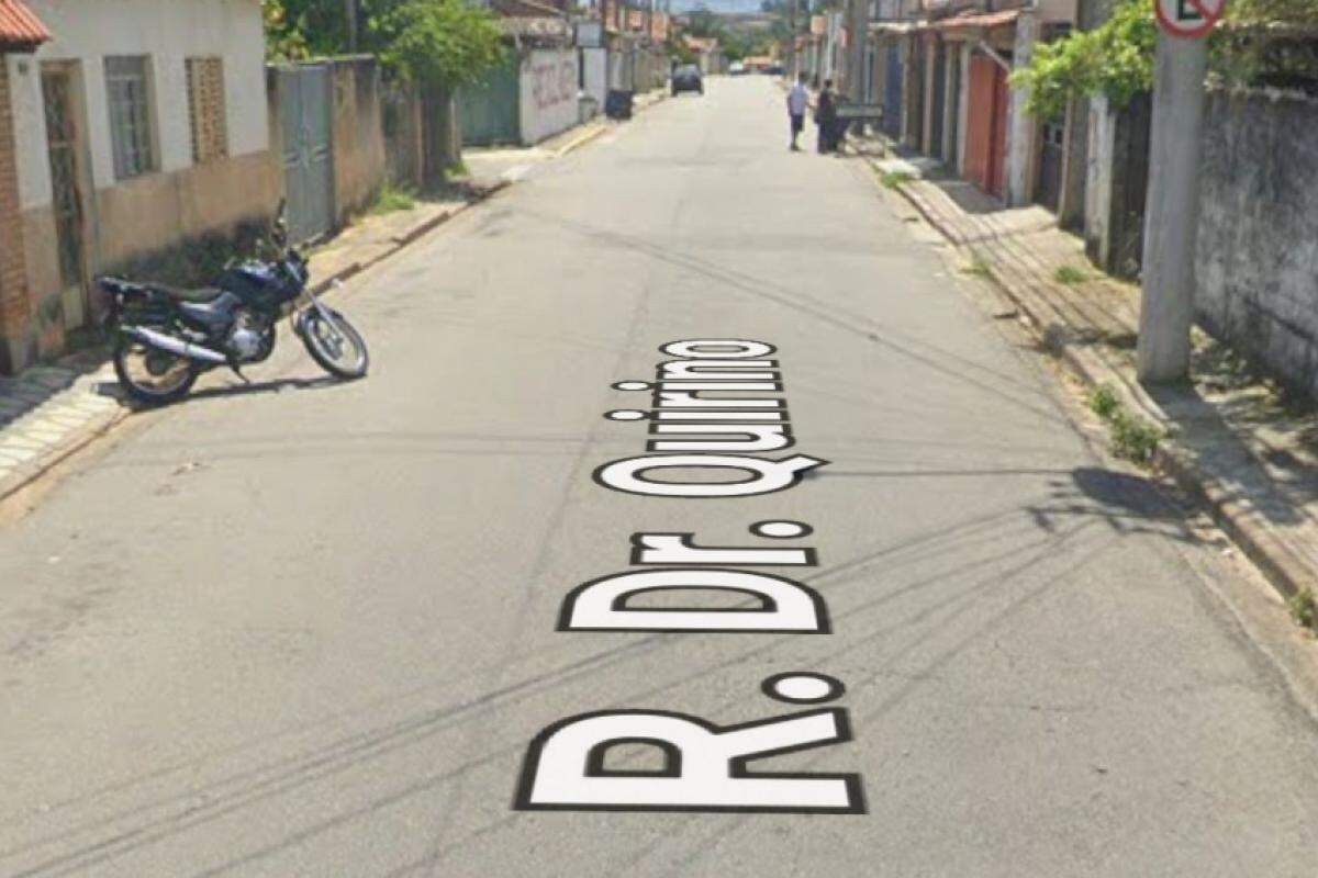 Rua Doutor Quirino, no bairro Estiva, em Taubaté