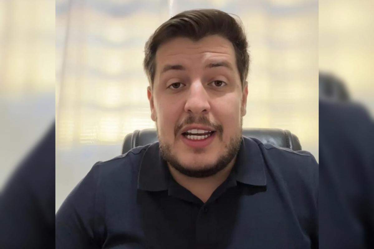 Prefeito de Restinga grava vídeo para anunciar respiração de crédito da Prefeitura