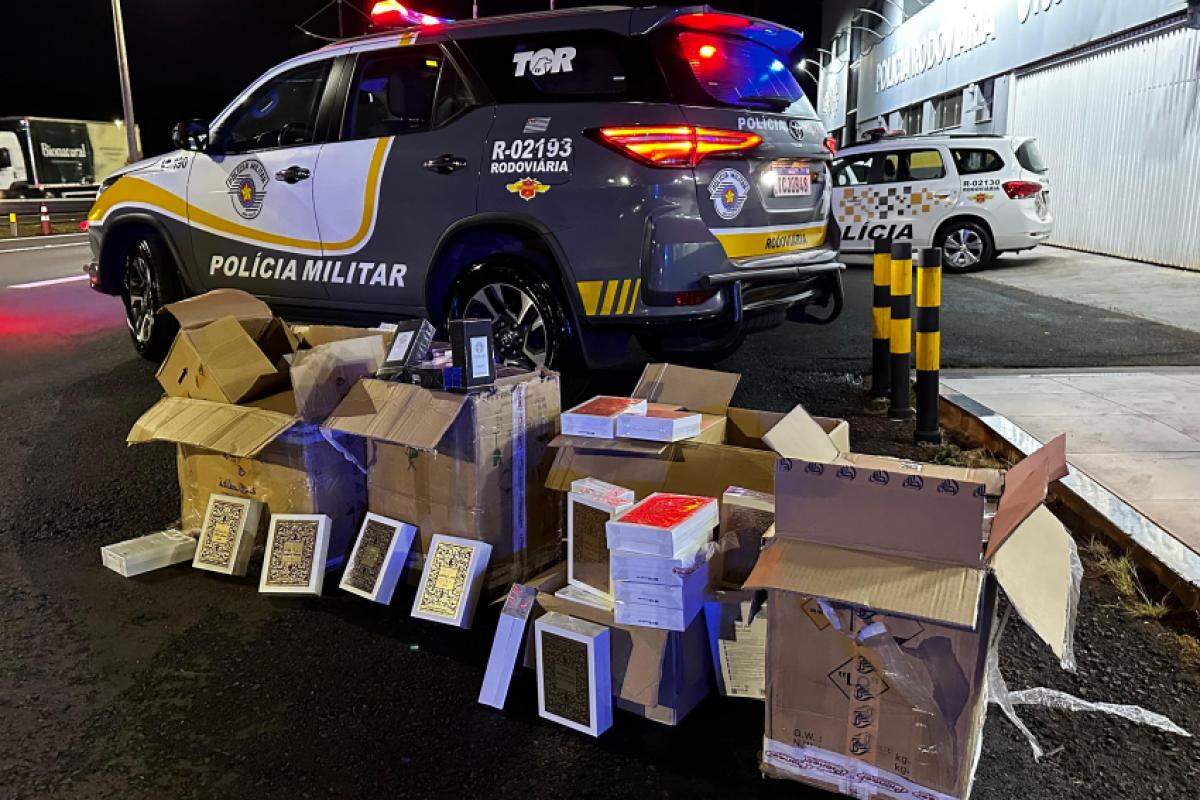 Material sem nota fiscal foi recolhido