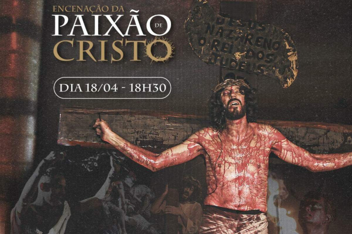 Na última edição, a encenação do Santuário Santa Rita de Cássia reuniu cerca de 3 mil pessoas