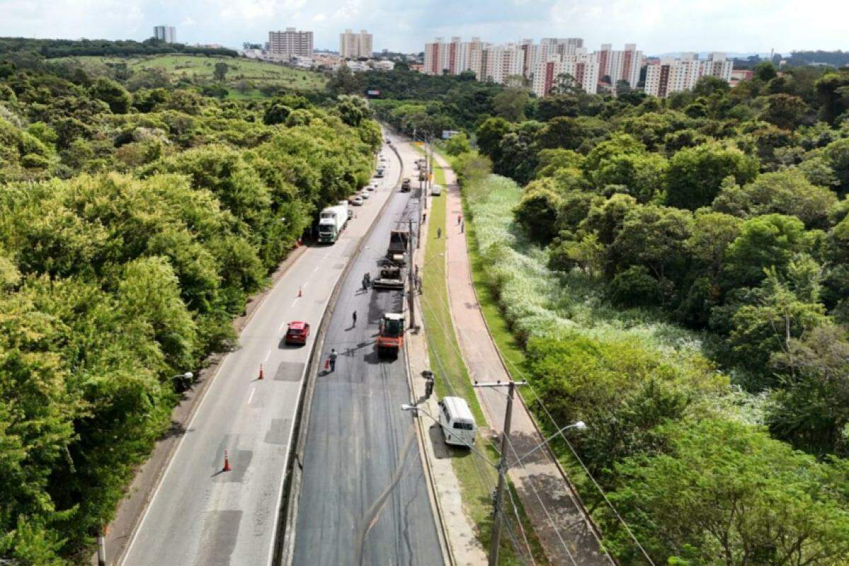 O trecho danificado da avenida foi recuperado pela DAE