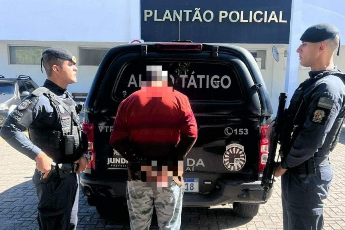 A prisão foi feita por guardas municipais de Jundiaí, do Apoio Tático