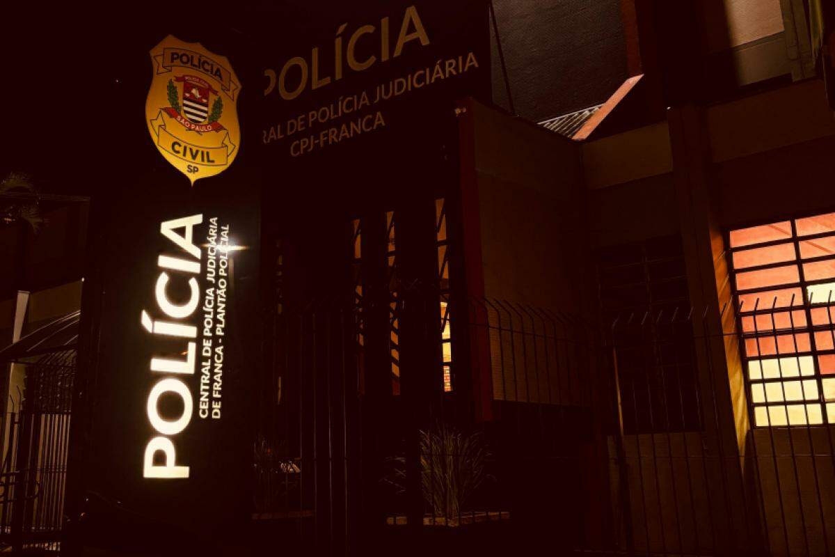 Central de Polícia Judiciária de Franca, onde o caso foi registrado