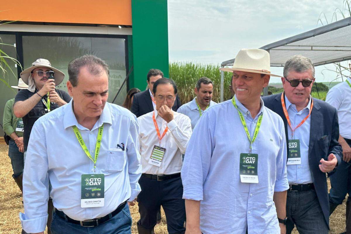 Helinho, Pedro Mizutani, Tarcísio e Rubens Ometto