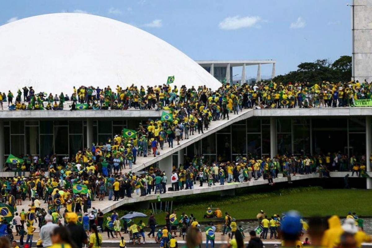 Golpistas invadiram o Congresso Nacional, em 8 de janeiro de 2023