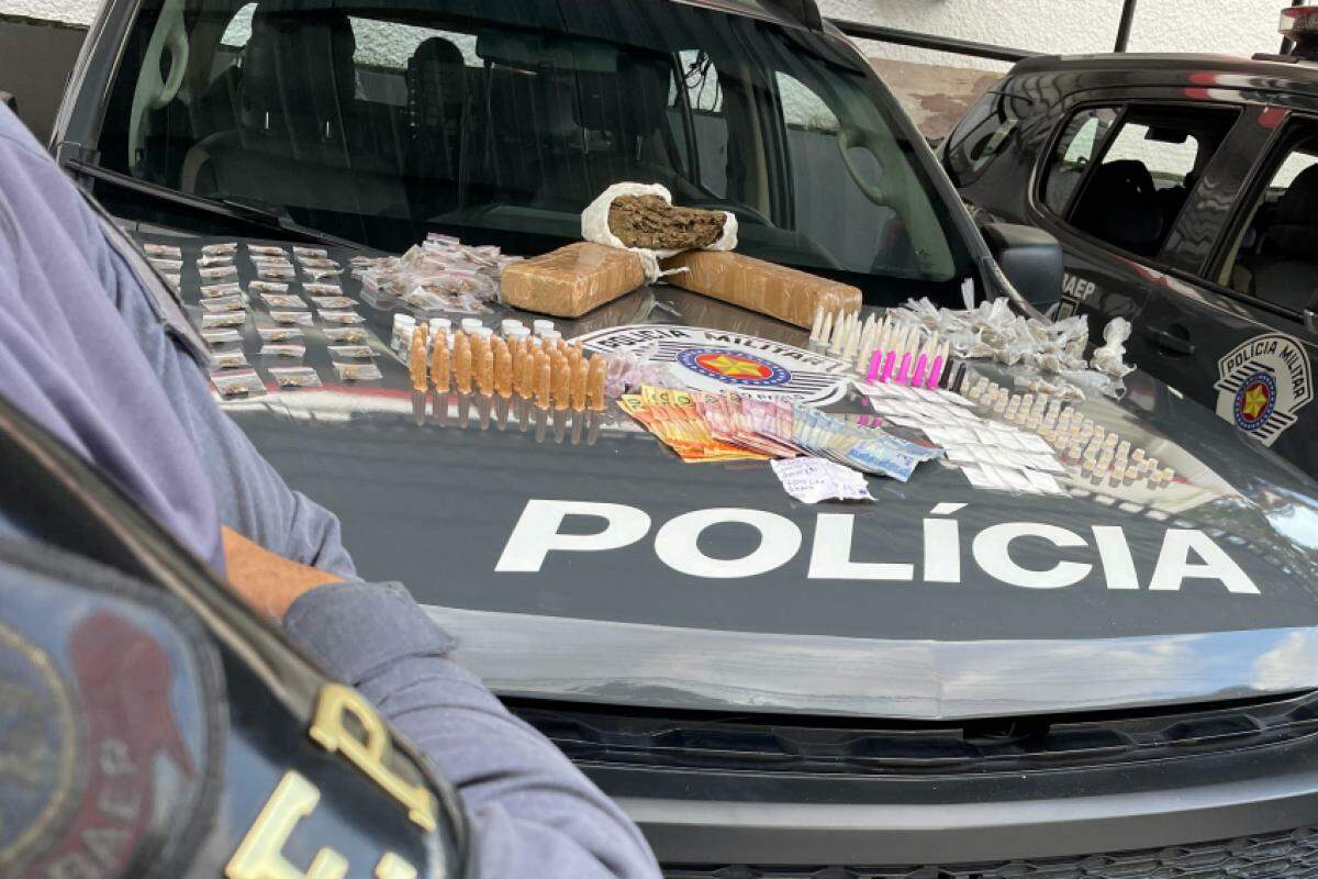 Drogas apreendidas em São José dos Campos