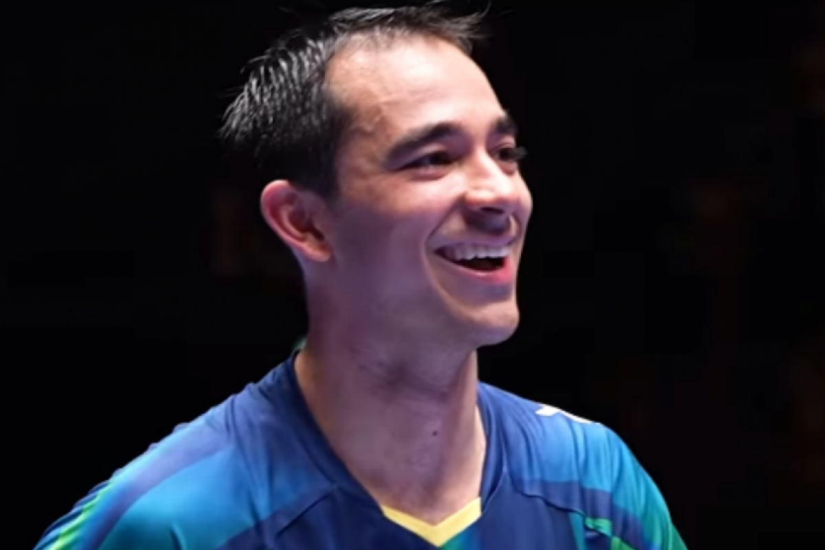 Hugo Calderano venceu a final em Macau