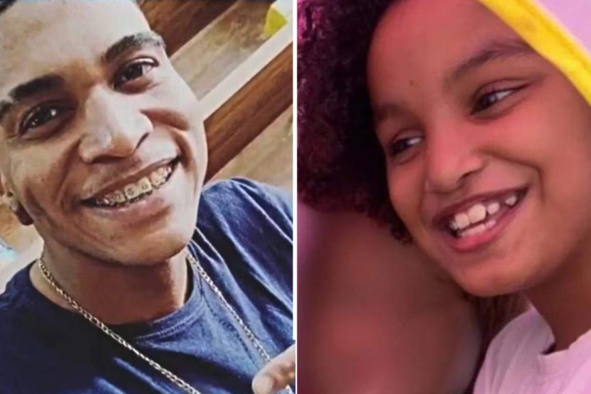 Wellington e a filha