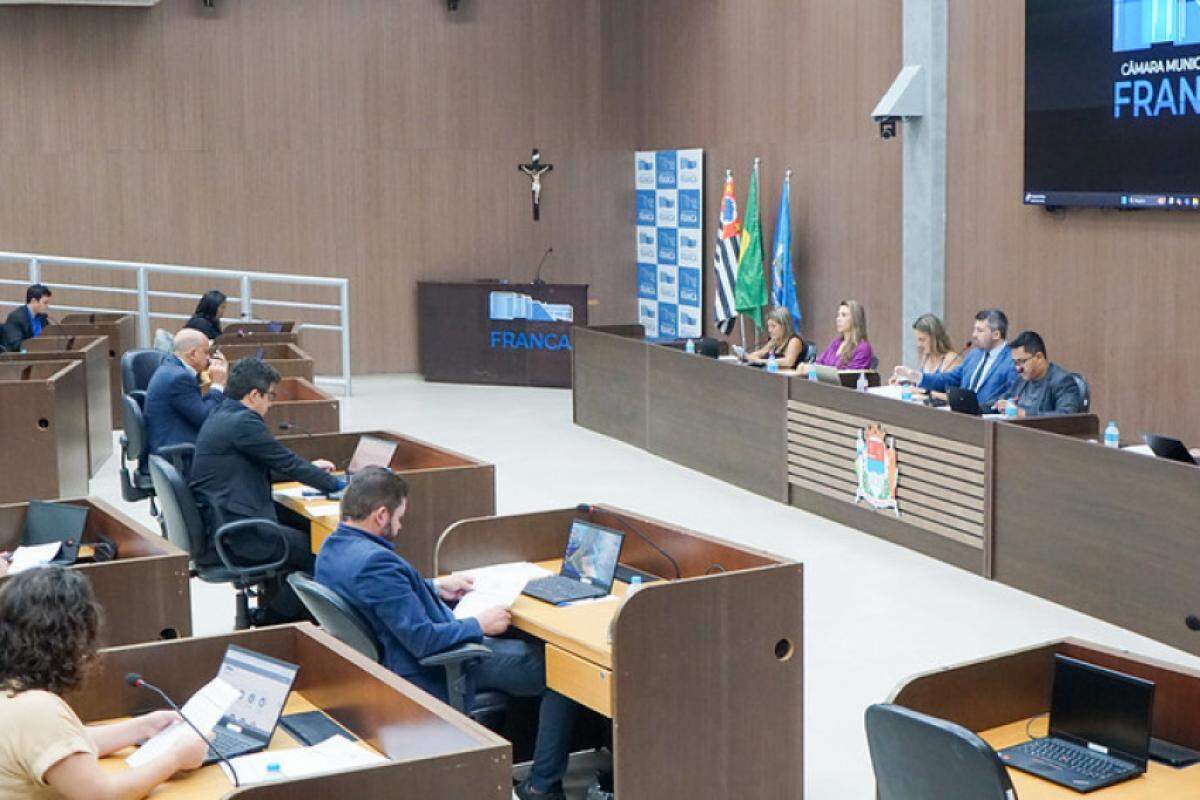 Sessão ordinária da Câmara Municipal de Franca desta terça-feira