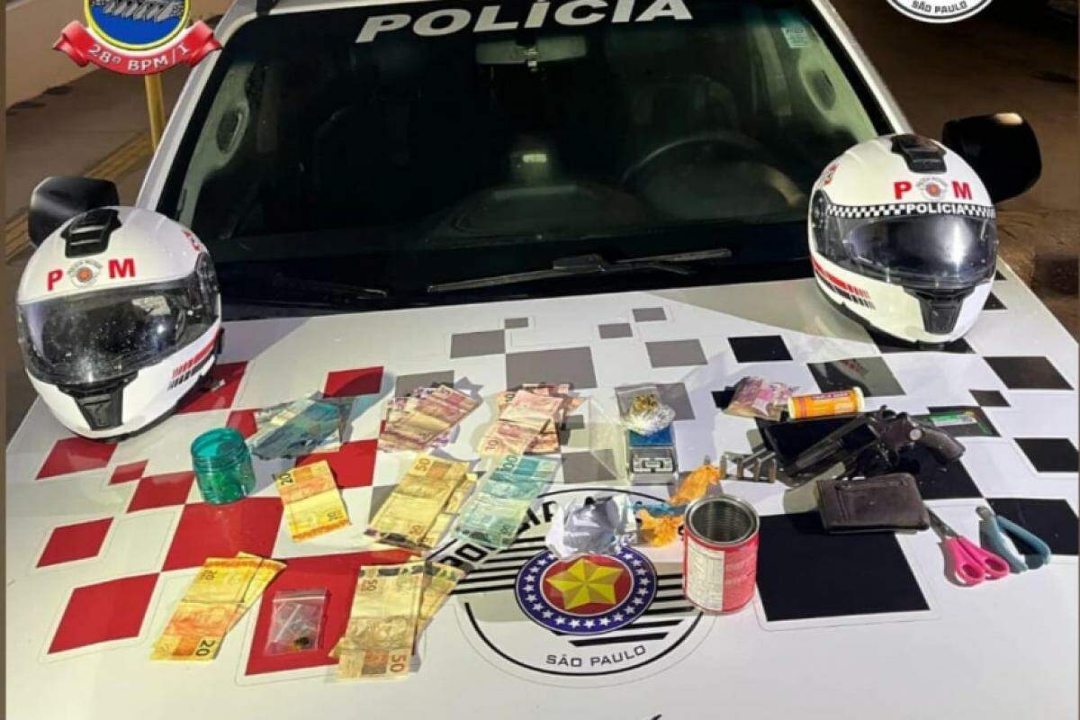 Motoboy e comerciante foram capturados, após abordagem no bairro Benfica