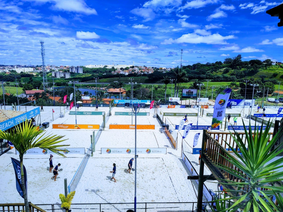 Visão panorâmica da Arena Aveiro durante o torneio