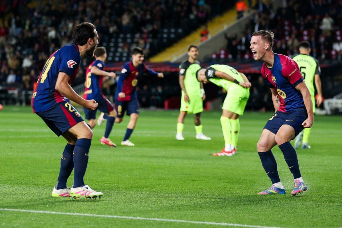 Gol foi marcado por Dani Olmo, aos 46