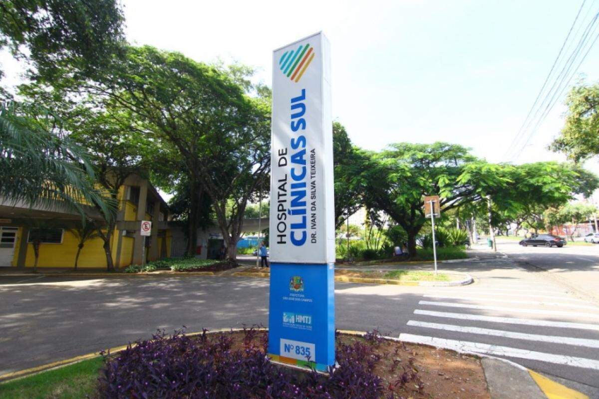 Homem foi atendido no Hospital de Clínicas Sul, em São José dos Campos