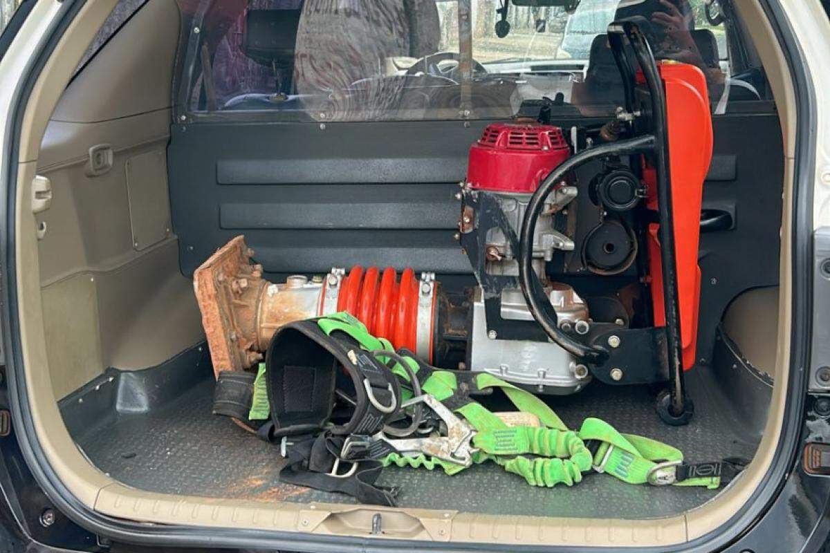 Itens recuperados pela Polícia Civil nesta terça-feira