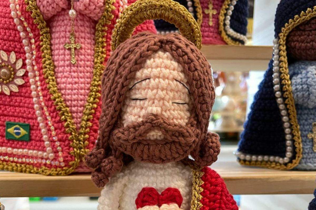 Amigurumi é uma das técnicas encontradas na exposição