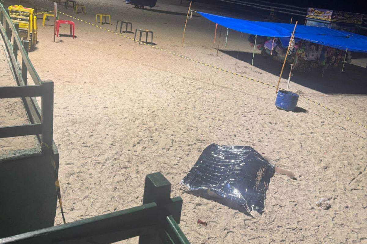Homem foi baleado na Praia Grande