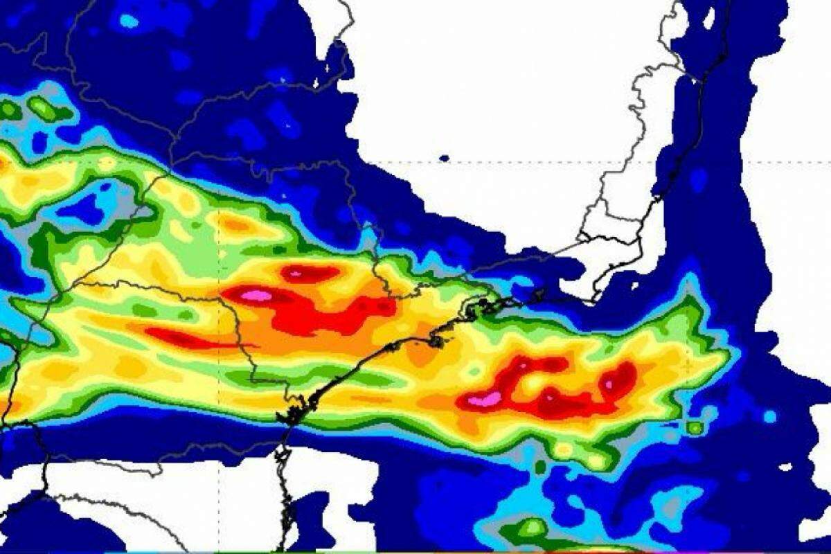 Chuva se concentrou em áreas do Estado