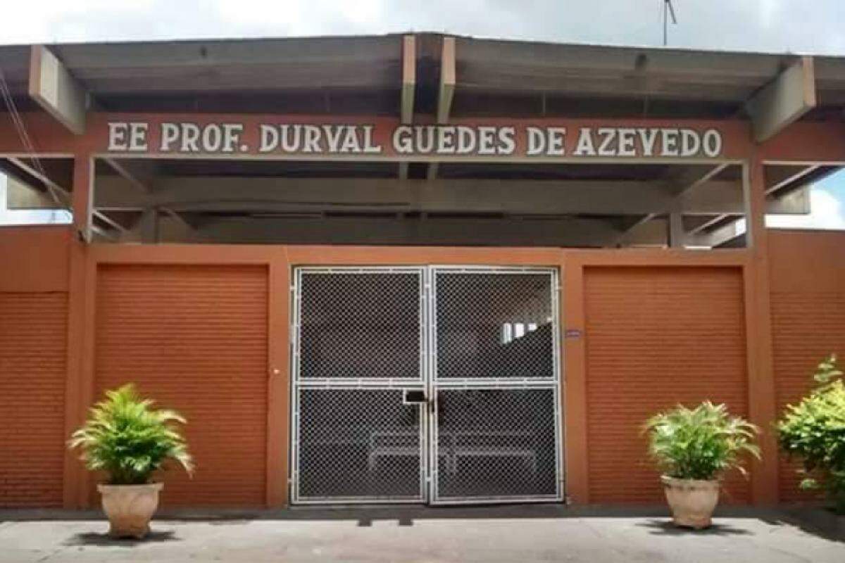 A escola Durval Guedes de Azevedo fica no Jardim Ouro Verde