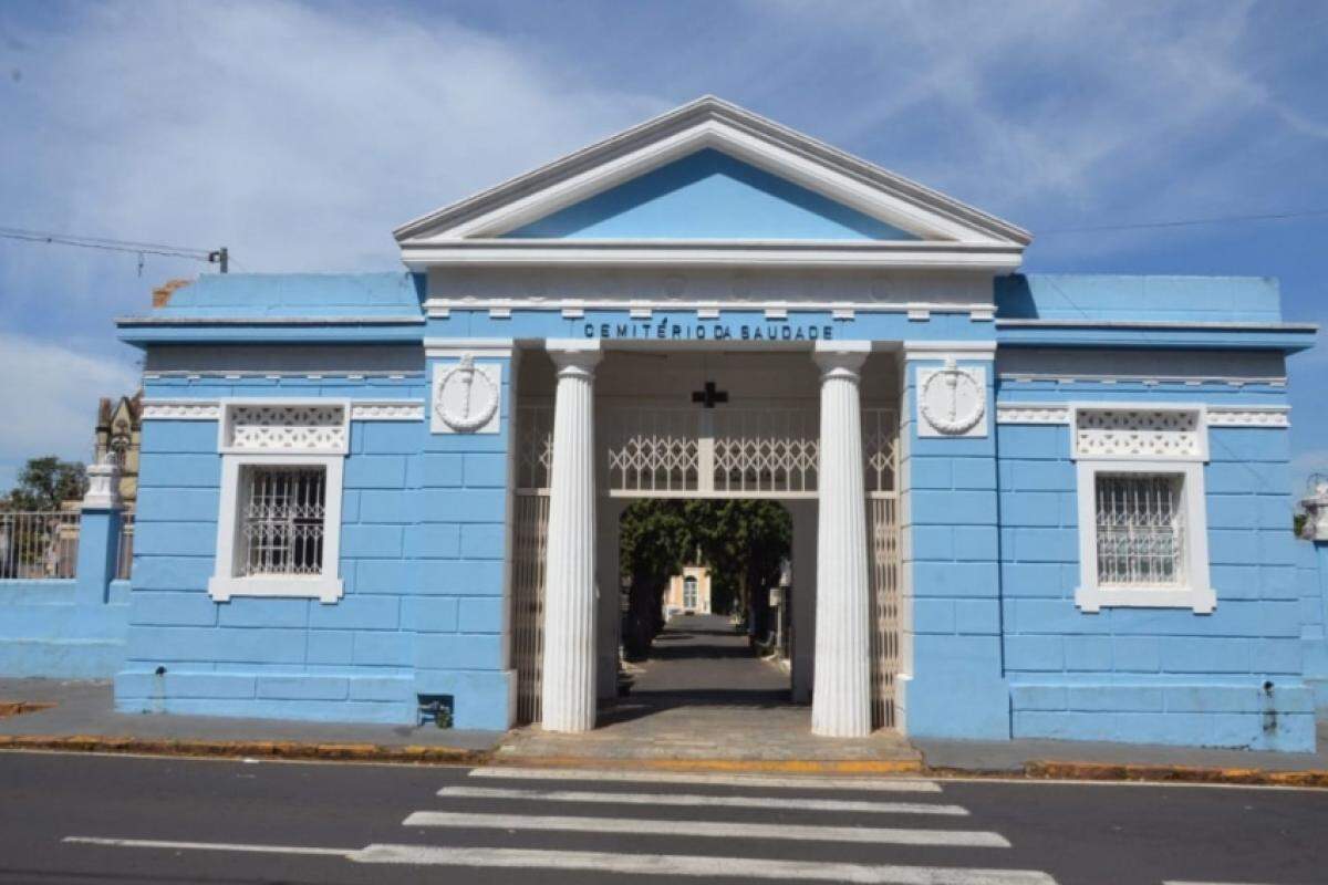 Cemitério da Saudade, no Centro de Franca