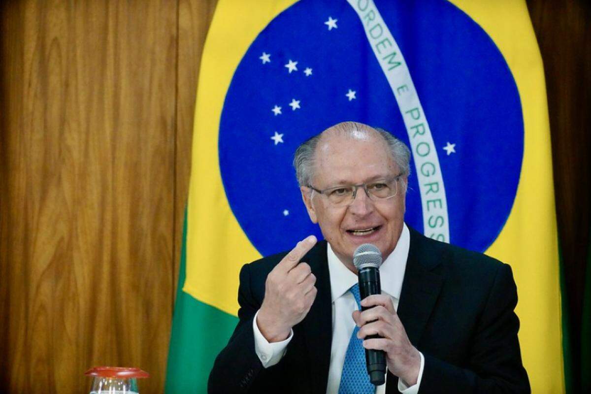 Vice-presidente da República e ministro Geraldo Alckmin