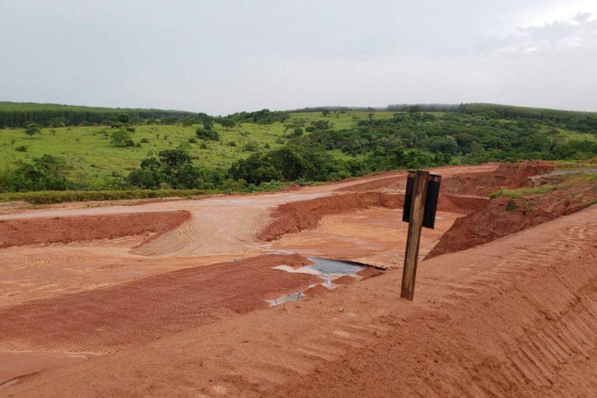 Parte do aterro sanitário da Estre Ambiental, em Piratininga