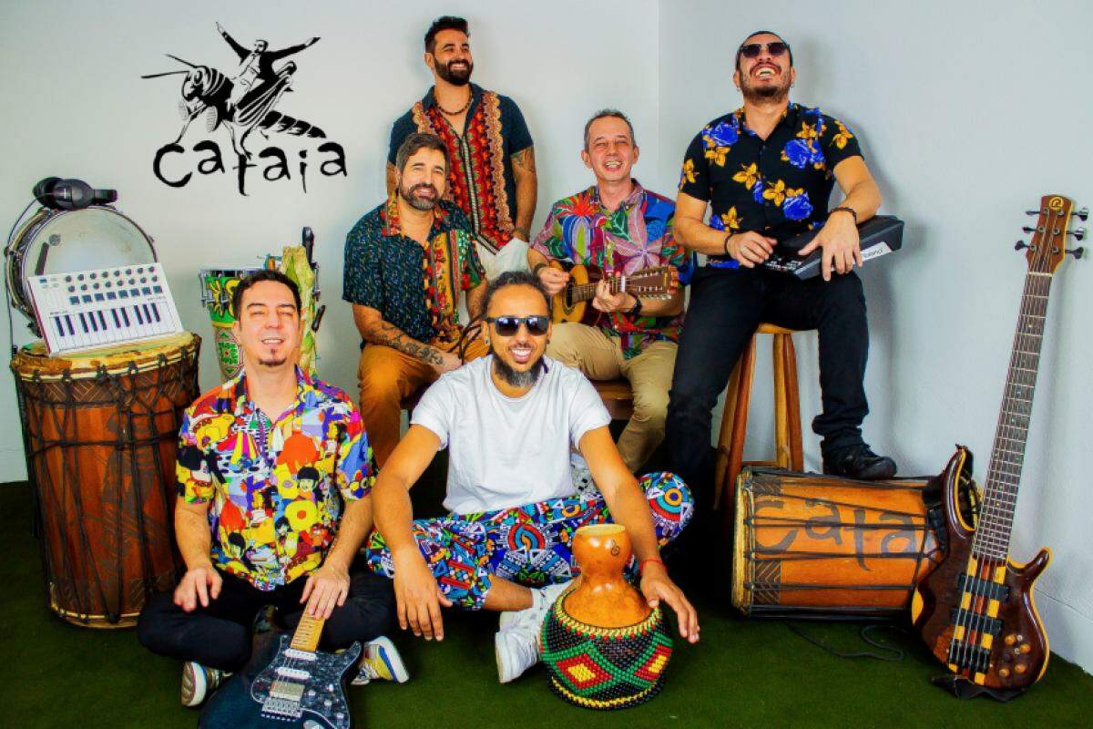Banda Cataia se apresenta gratuitamente em Taubaté neste sábado