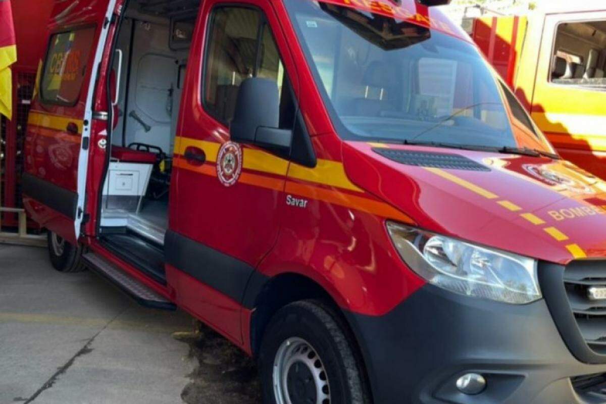 Vítimas foram atendidas pelo Corpo de Bombeiros