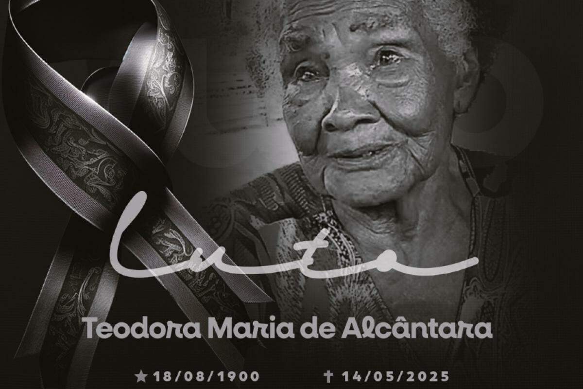 Teodora morreu dormindo na madrugada. 