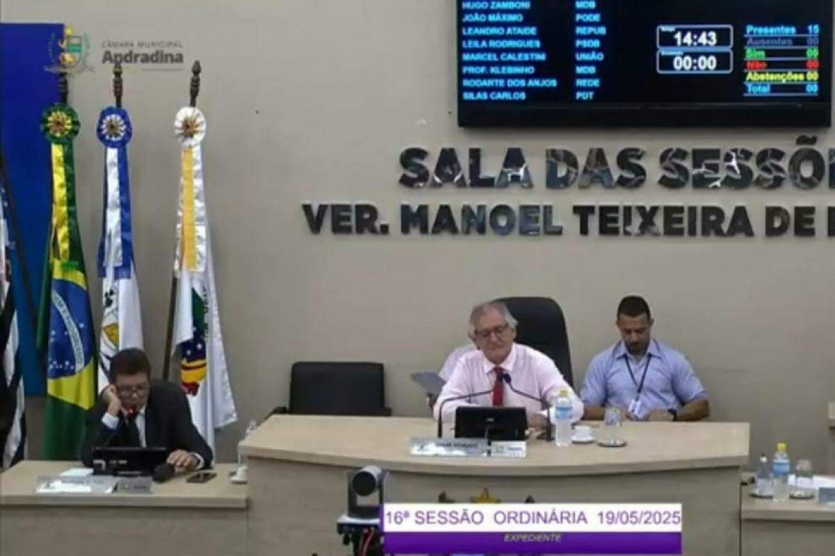 Câmara de Andradina aprova aumento de verba para festas de aniversáriom descaso com saúde pública