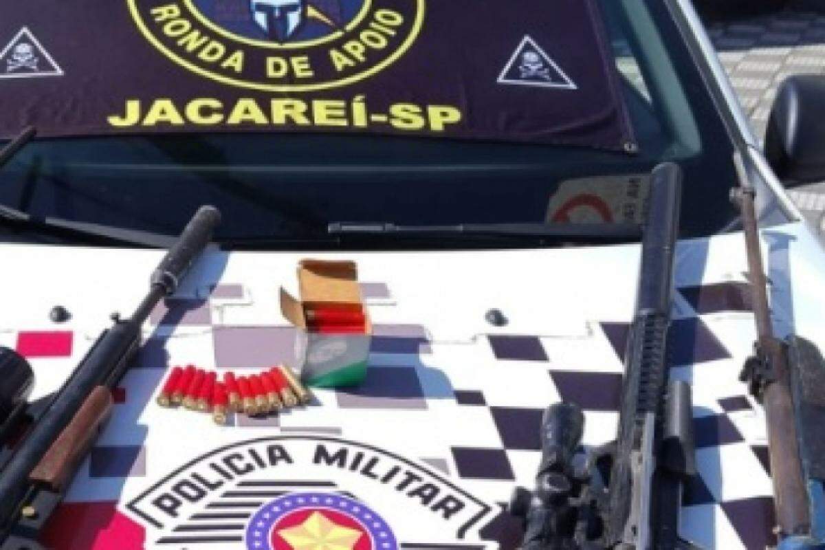 Arsenal foi apreendido pela Polícia Militar