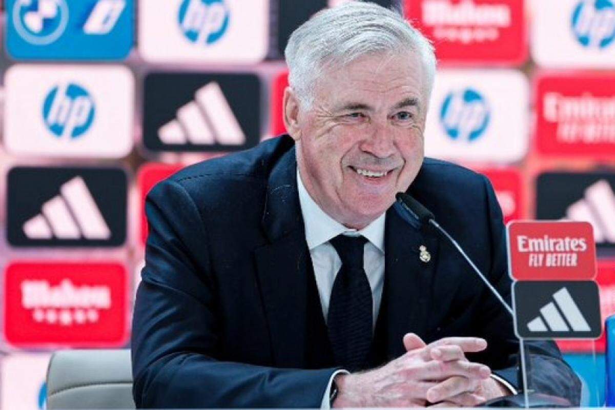 O técnico Carlo Ancelotti, cotado para assumir a Seleção Brasileira