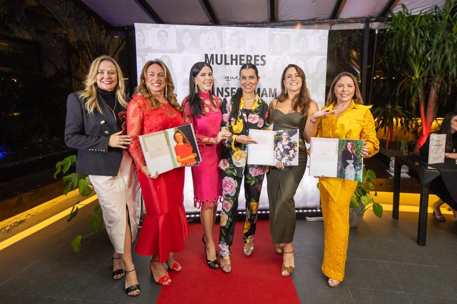 Kika Macedo, Mary Elbe Queiroz, Eliandra Mendes, Luciana Dias, Debora Aguillar e Xeila Almeida