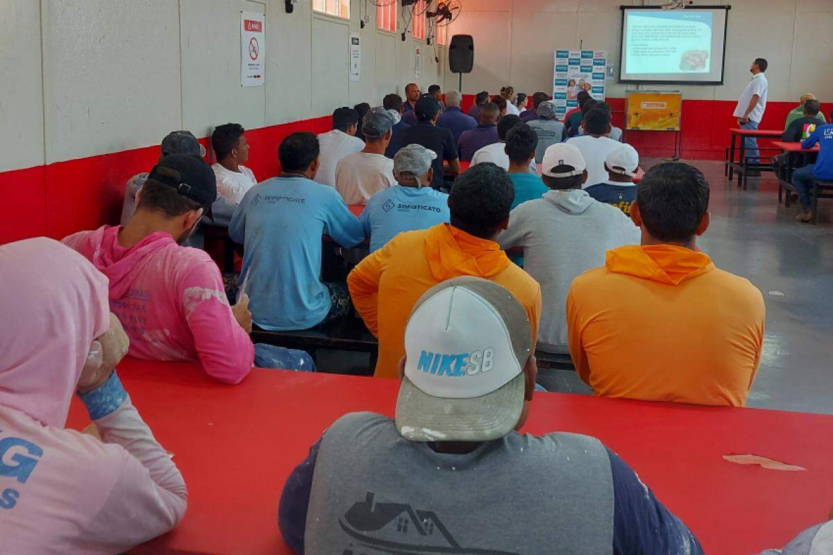 Ação é voltada aos trabalhadores da construção civil