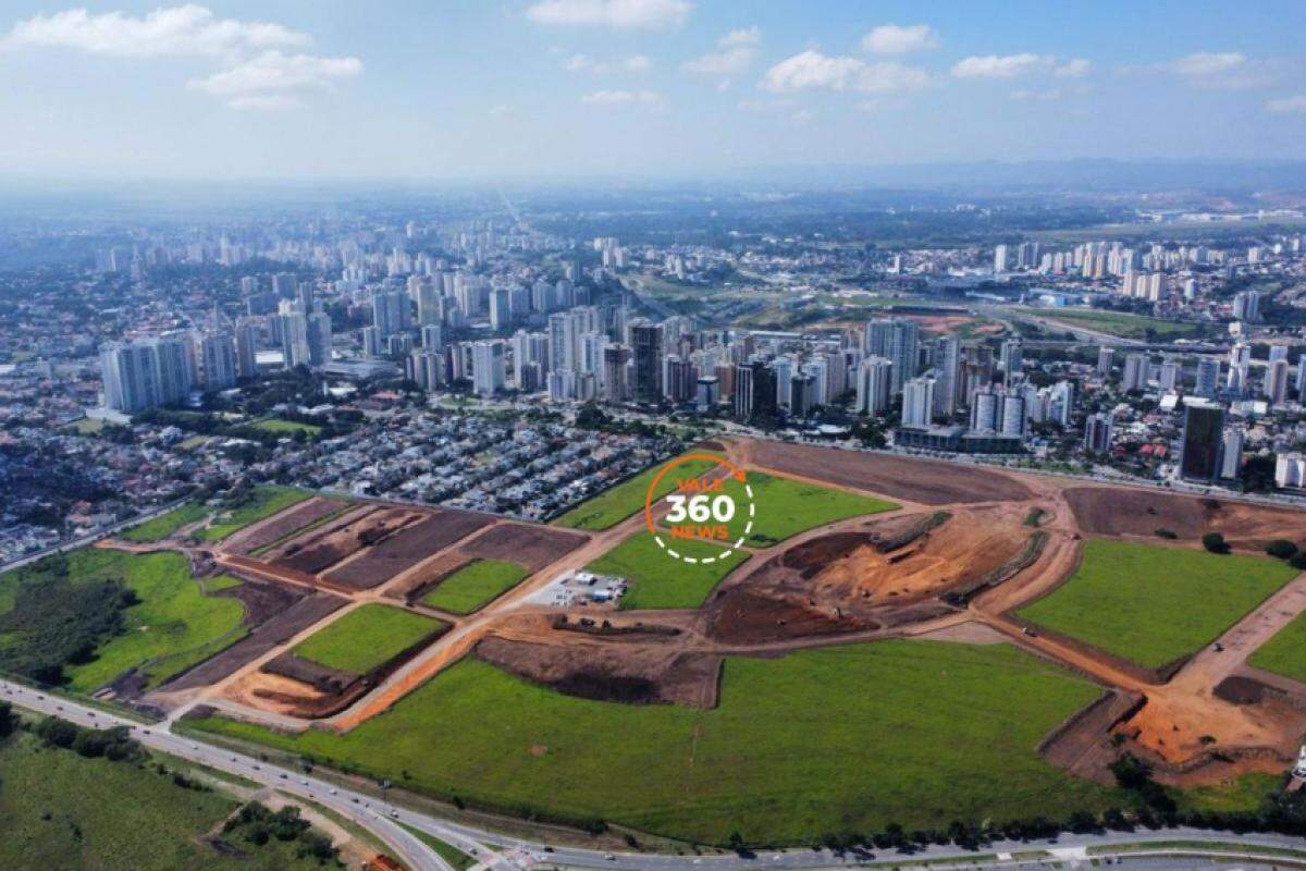 Terreno vai ganhando forma