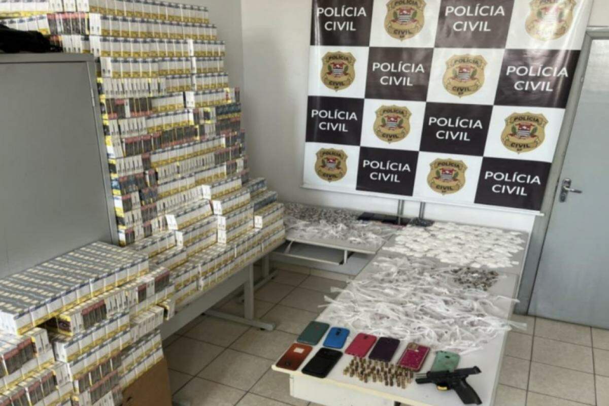 Produtos apreendidos 