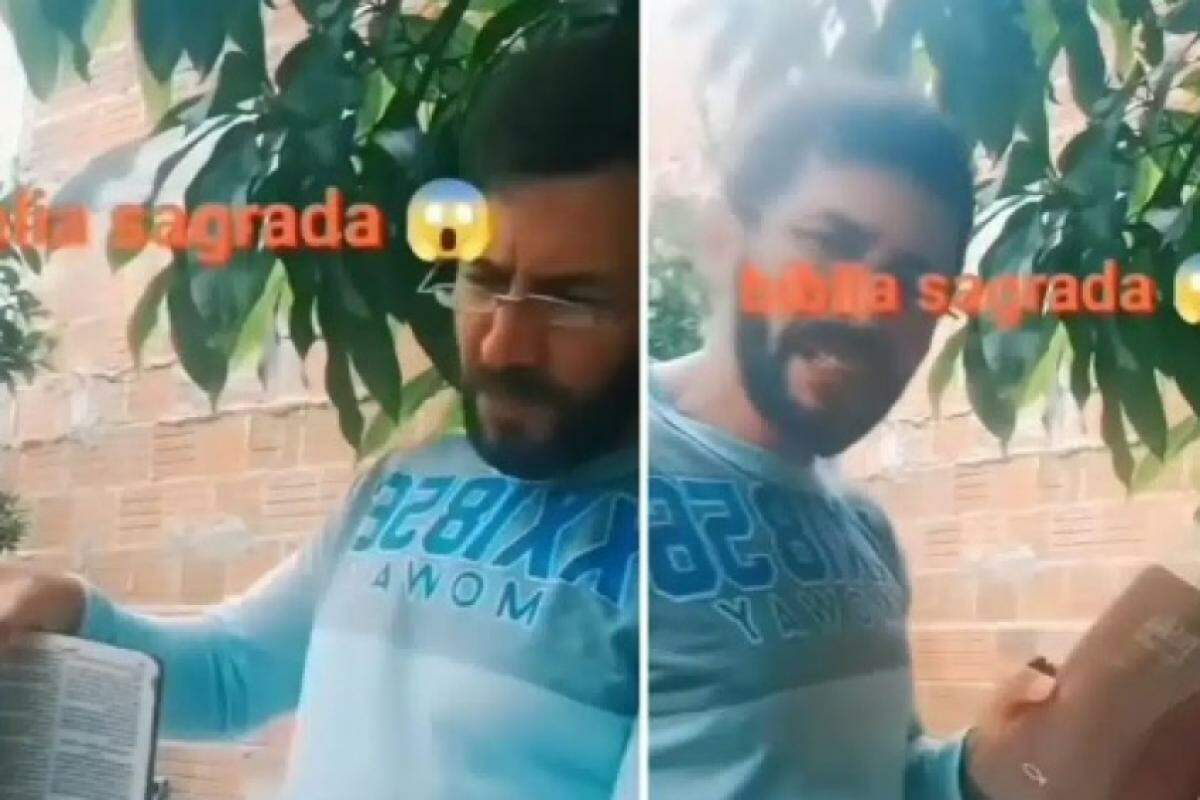 'Deus não existe', disse homem que queimou a Bíblia e foi morto