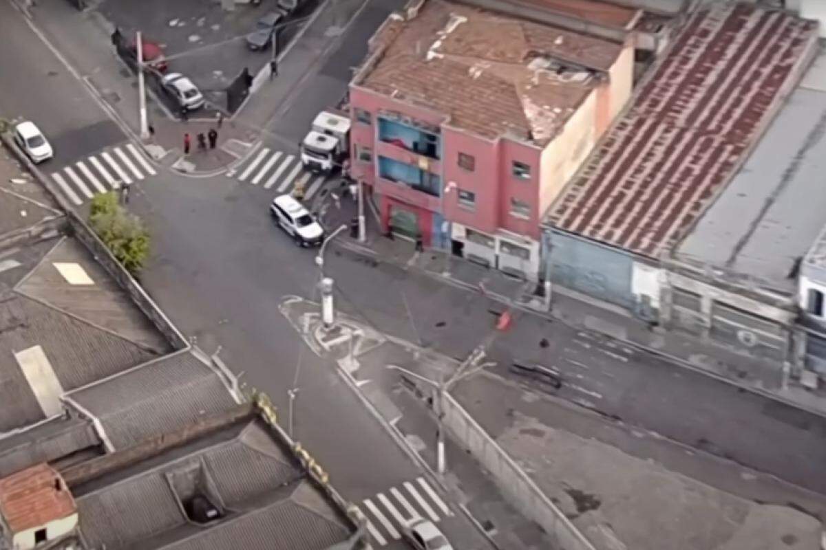 Cracolândia esvaziada, no centro de São Paulo