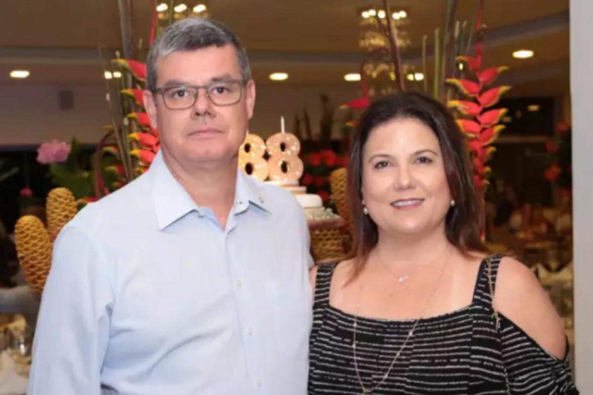 Brandão e esposa Ana Lídia