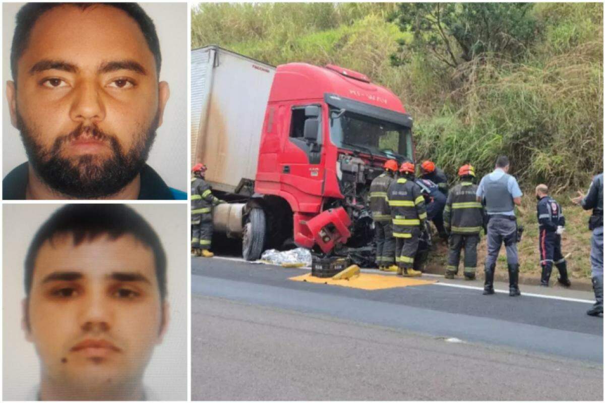 Superior: Huriel Silva Bueno; inferior: Jean Carlo Silva Monteiro. Local do acidente: Rodovia Ronan Rocha