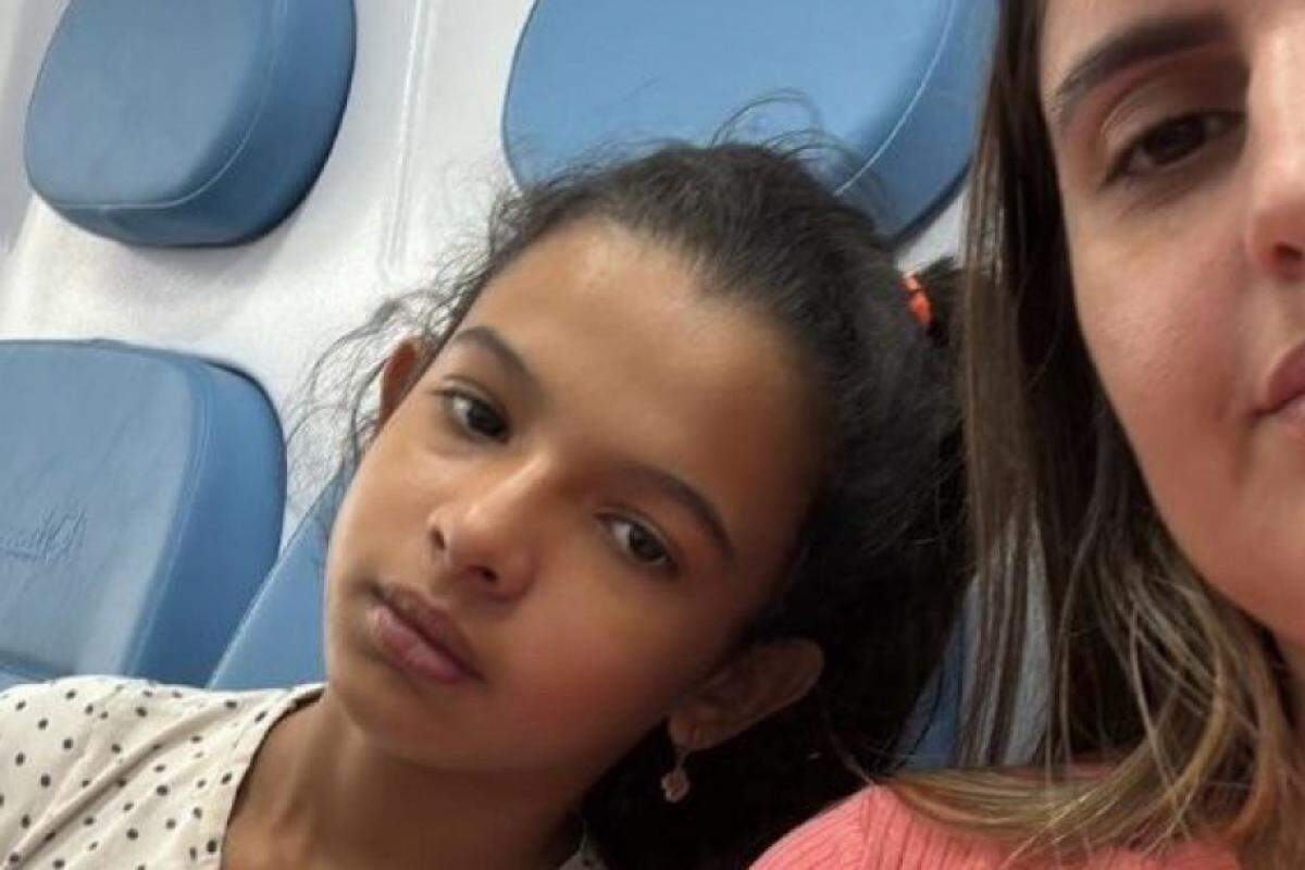 Mãe e filha à caminho do Hospital Estadual de Bauru (HEB) antes das cirurgias