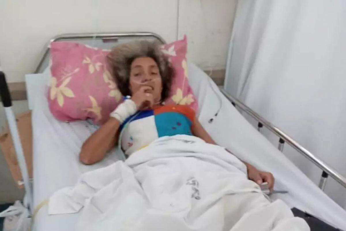 Maria Angélica dos Santos, de 53 anos, no Pronto-socorro “Dr. Álvaro Azzuz”