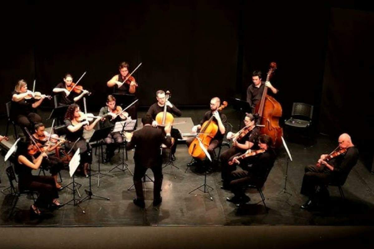 Apresentação da Orquestra de Câmara de Cordas de Piracicaba.